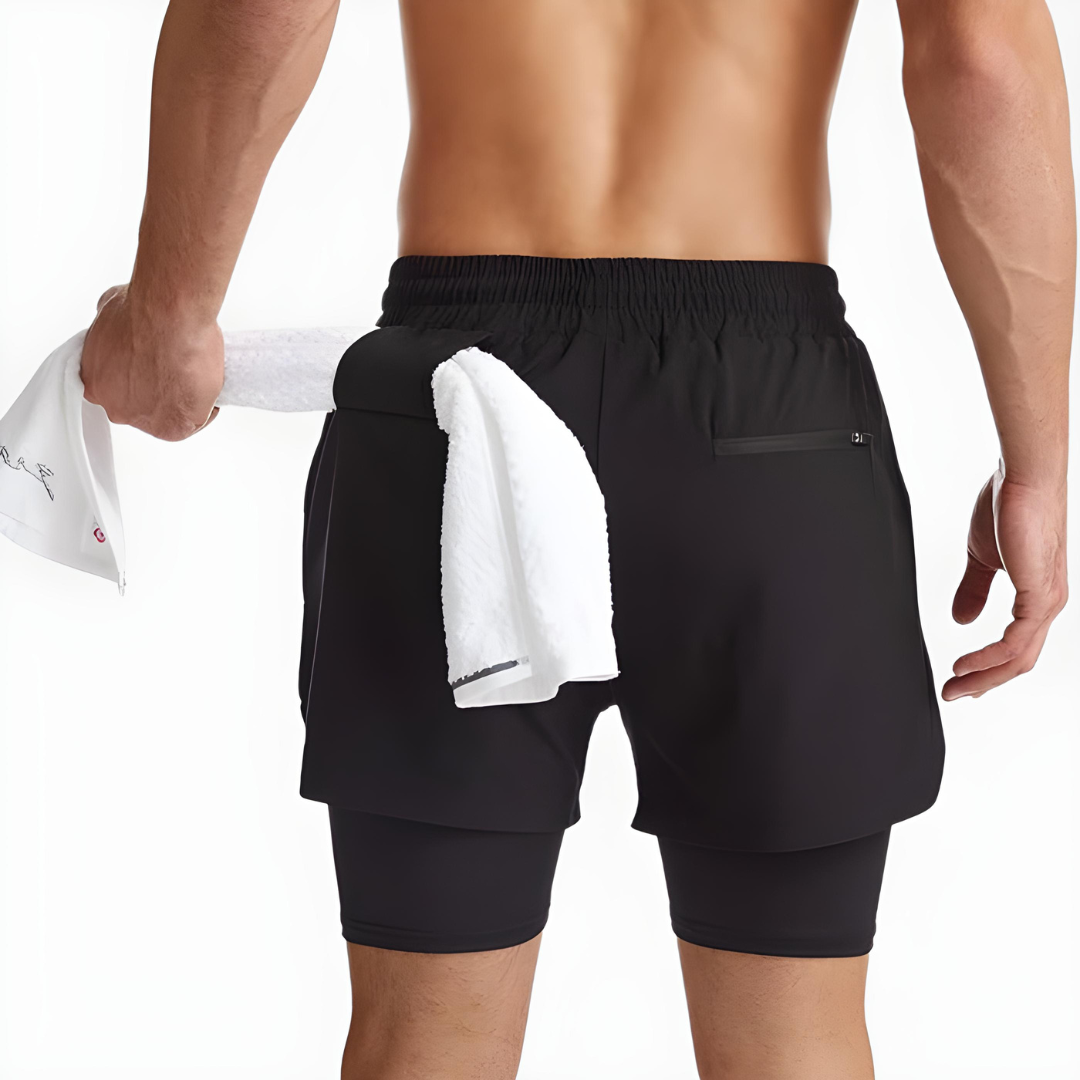 PACE UP 2 in 1 PREMIUM RUNNING SHORTS