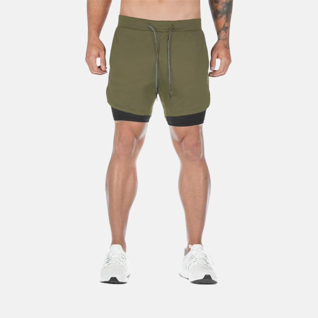 PACE UP 2 in 1 PREMIUM RUNNING SHORTS