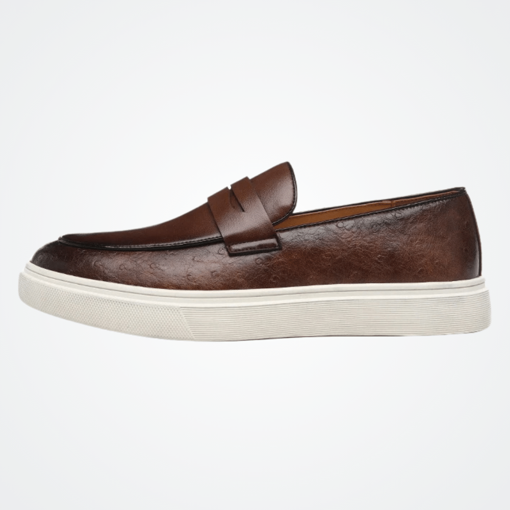 Leather Moccasin Slip-On for Men by Valerion