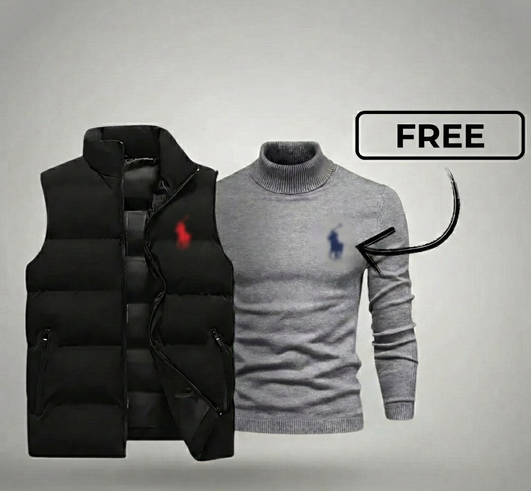 Weste + Gratis-Pullover (Letzter Verkauf)