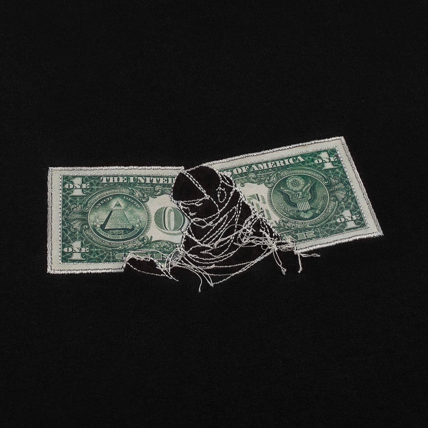 "1$" T-Shirt black