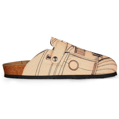 "faces" clogs beige