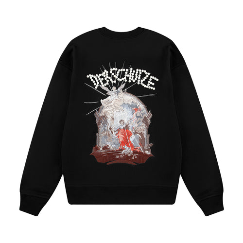 "awakening" Crewneck black 02