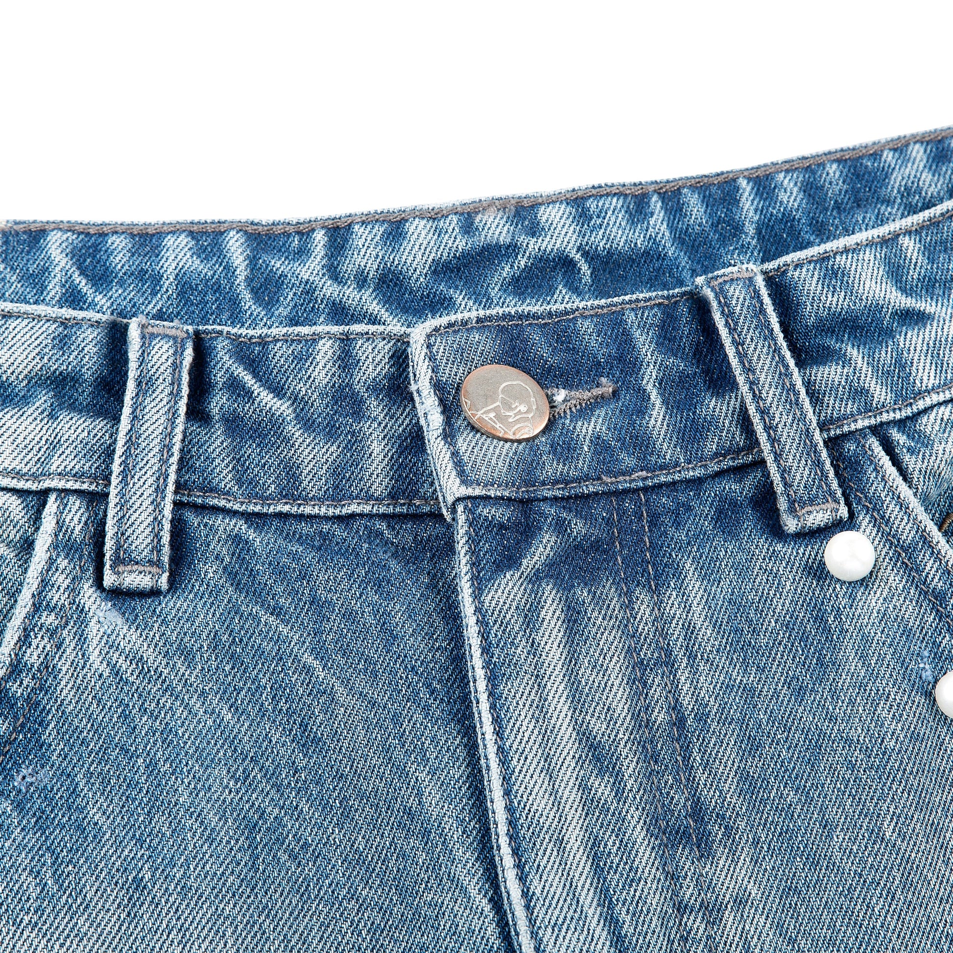 "awakening" Jorts blue