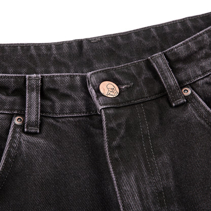 "awakening" Jorts purple tint