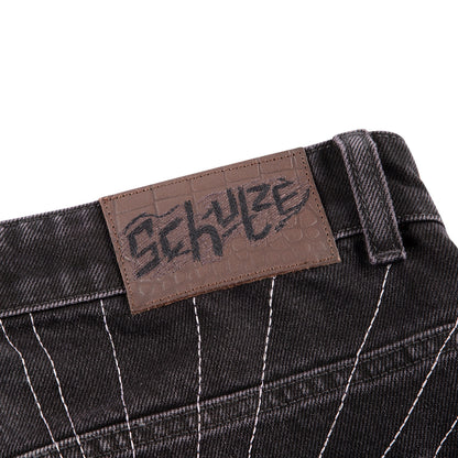 "awakening" Jorts purple tint