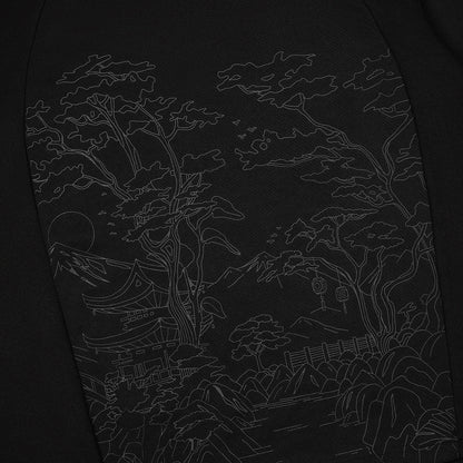 "sashiko v2" Jersey black