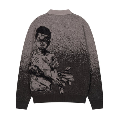 "bouqet" Knit black