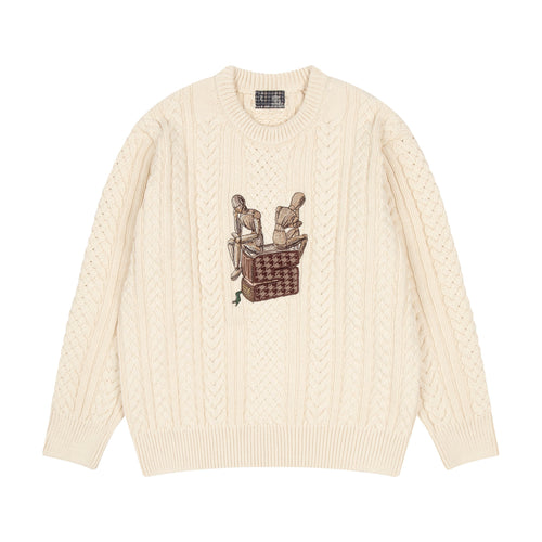 "gallery" Knit creme