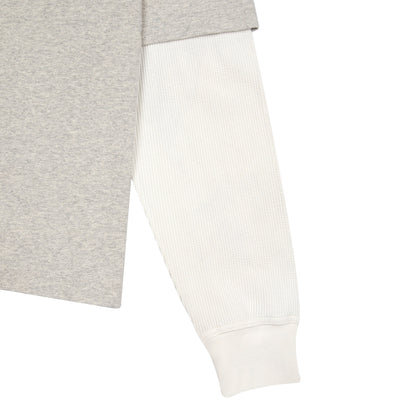 "gallery" layered Longsleeve grey melange
