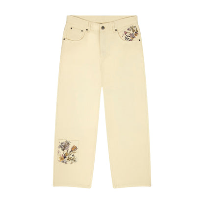 "garden of eden" Denim butter yellow