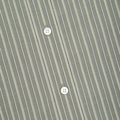 "garden of eden" green-white striped Shirt