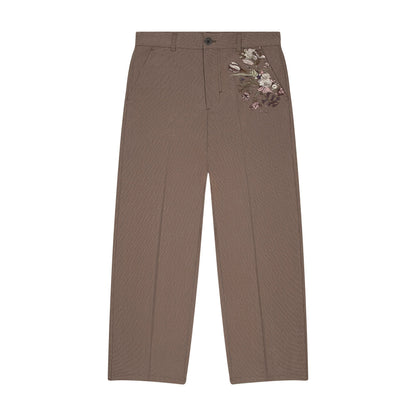 "garden of eden" plaid patterned Trousers