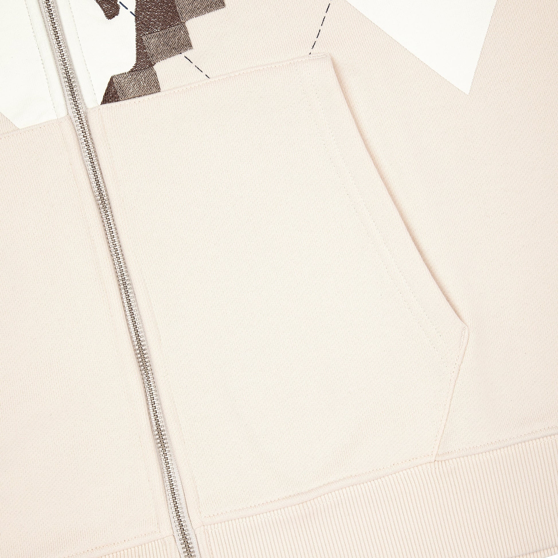 "on air" Zip Up beige