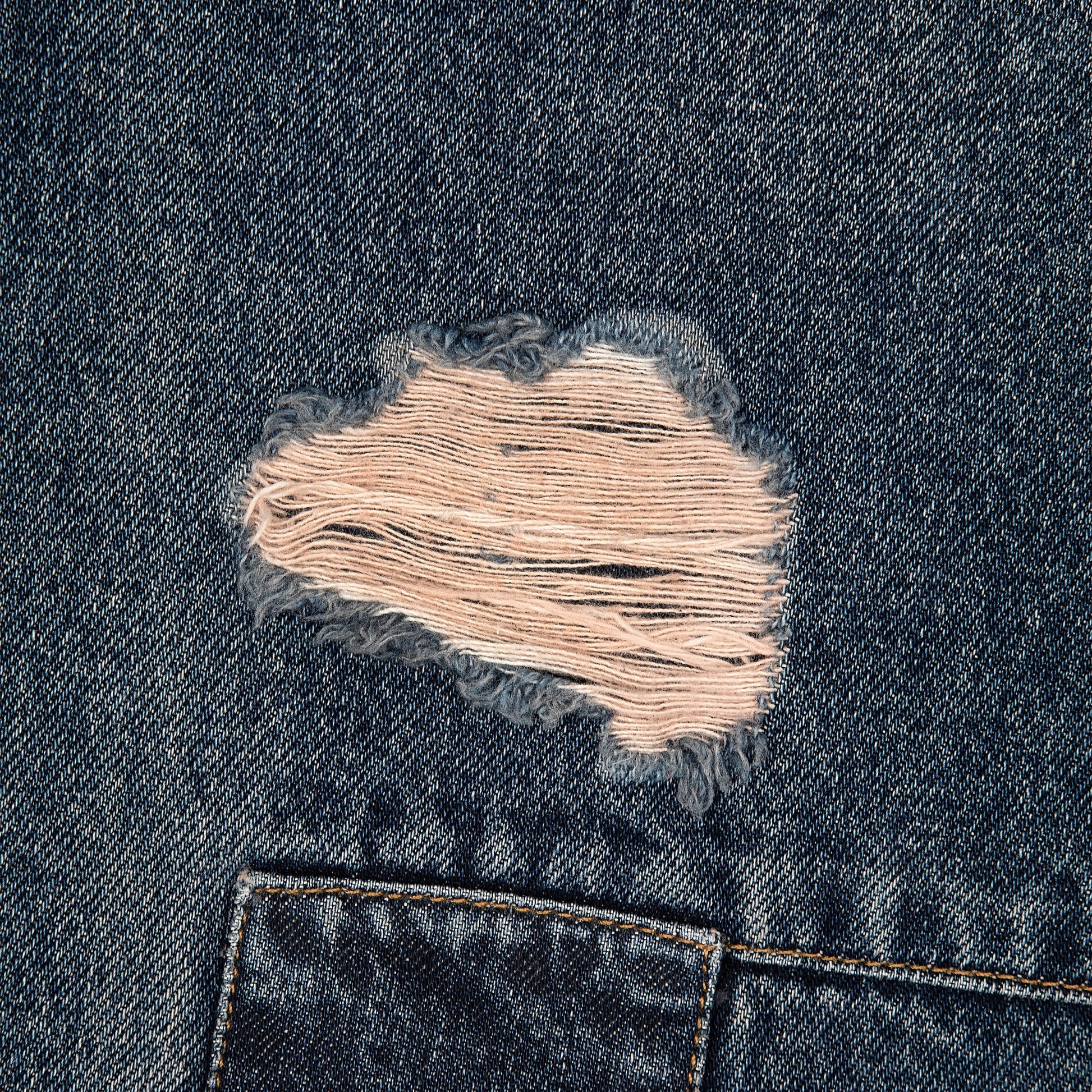 "blossom v2" patchwork washed Denim