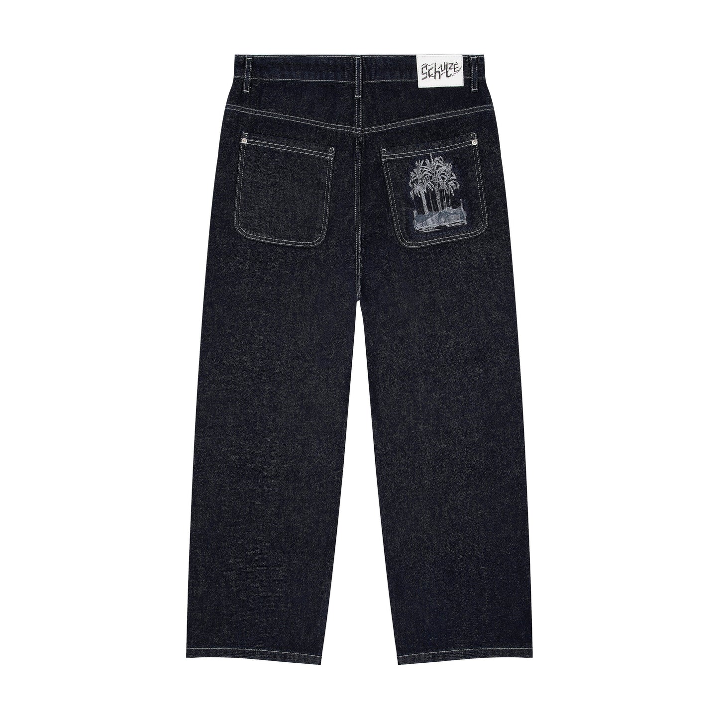 "aziza" raw Denim