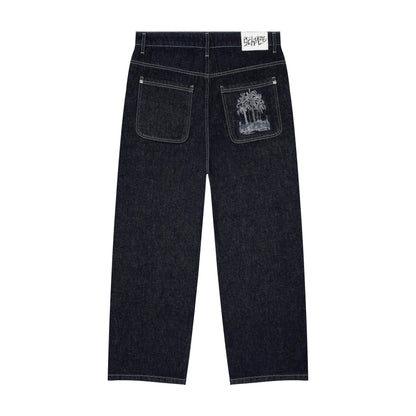 "aziza" raw Denim