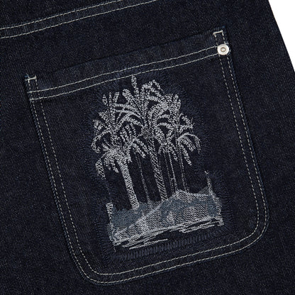 "aziza" raw Denim