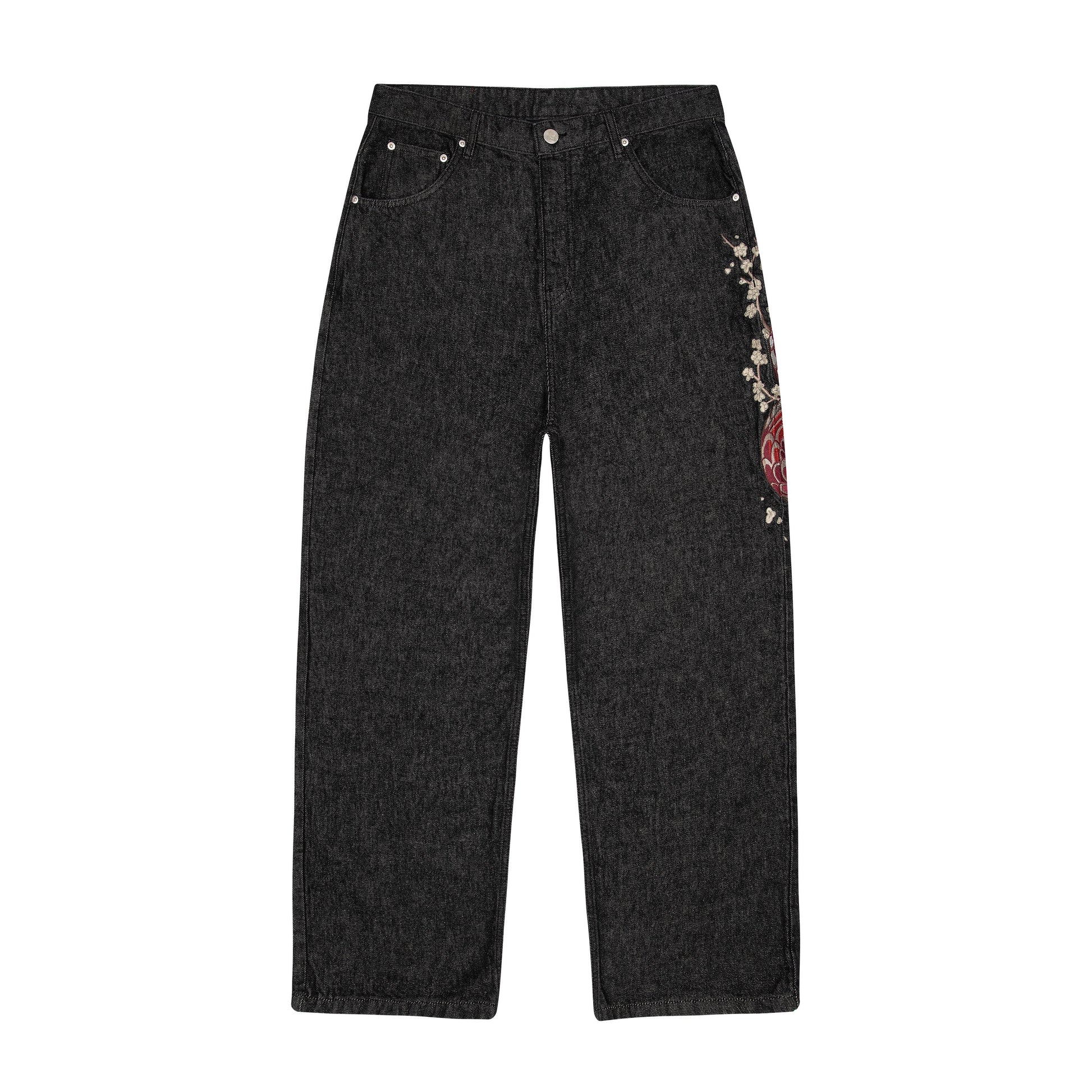 "yakuza" raw Denim black 01