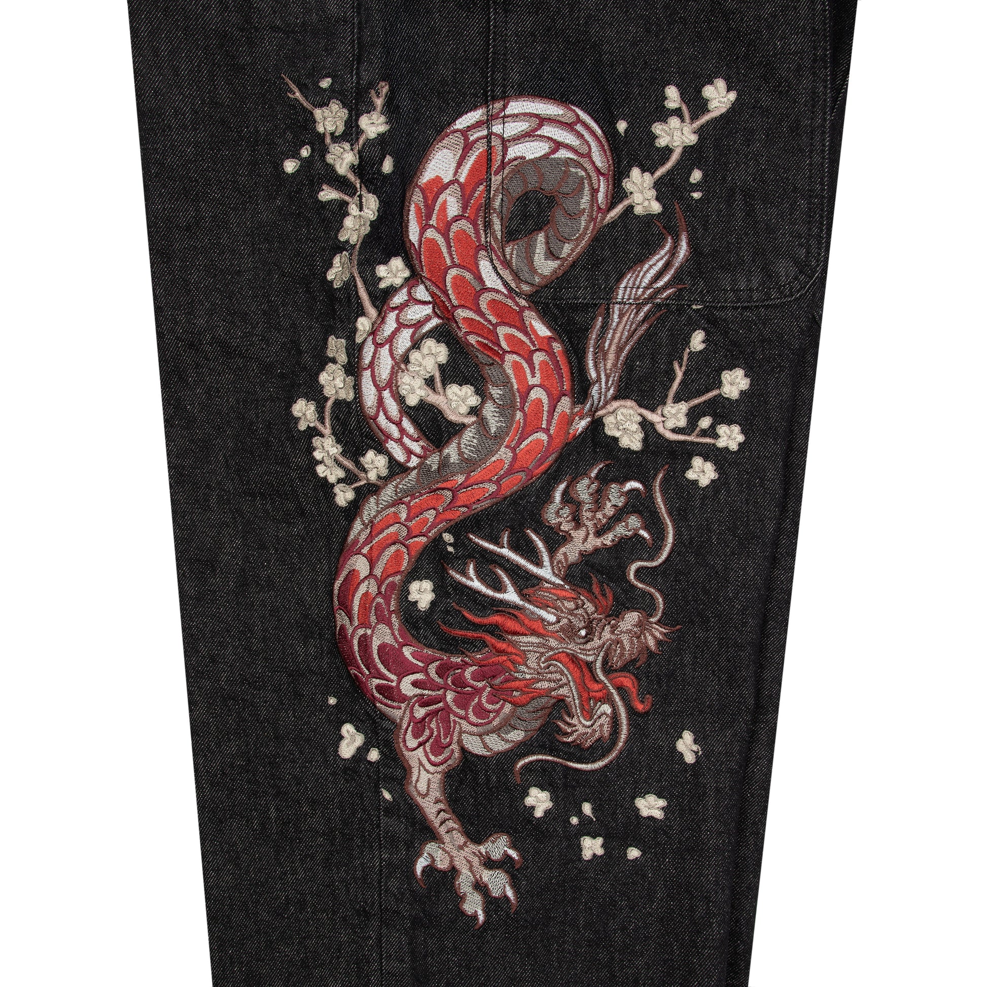 "yakuza" raw Denim black 01