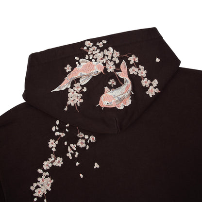 "yakuza" Hoodie brown