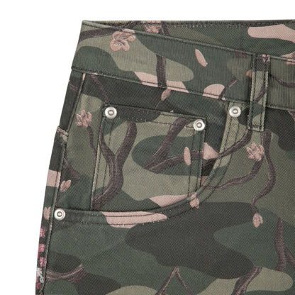 "blossom camo" Denim