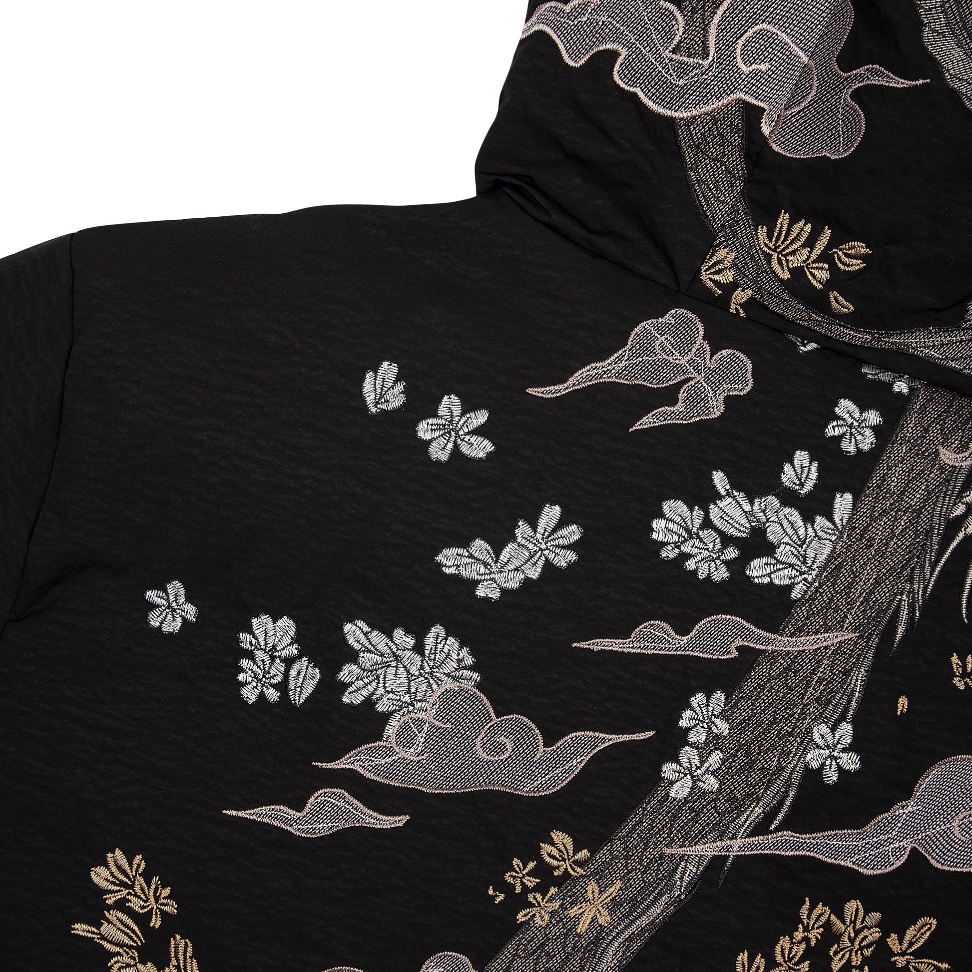"yakuza" down Puffer jacket black