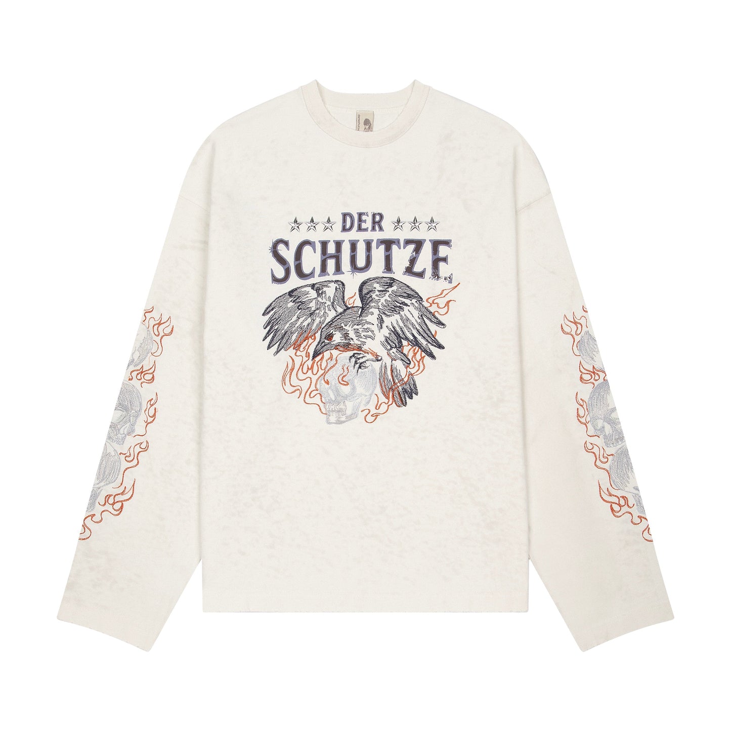 "hellboy" Longsleeve off white
