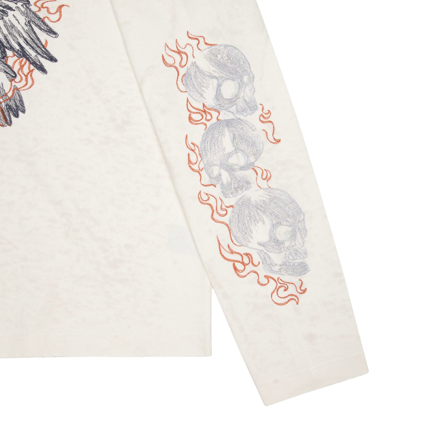 "hellboy" Longsleeve off white