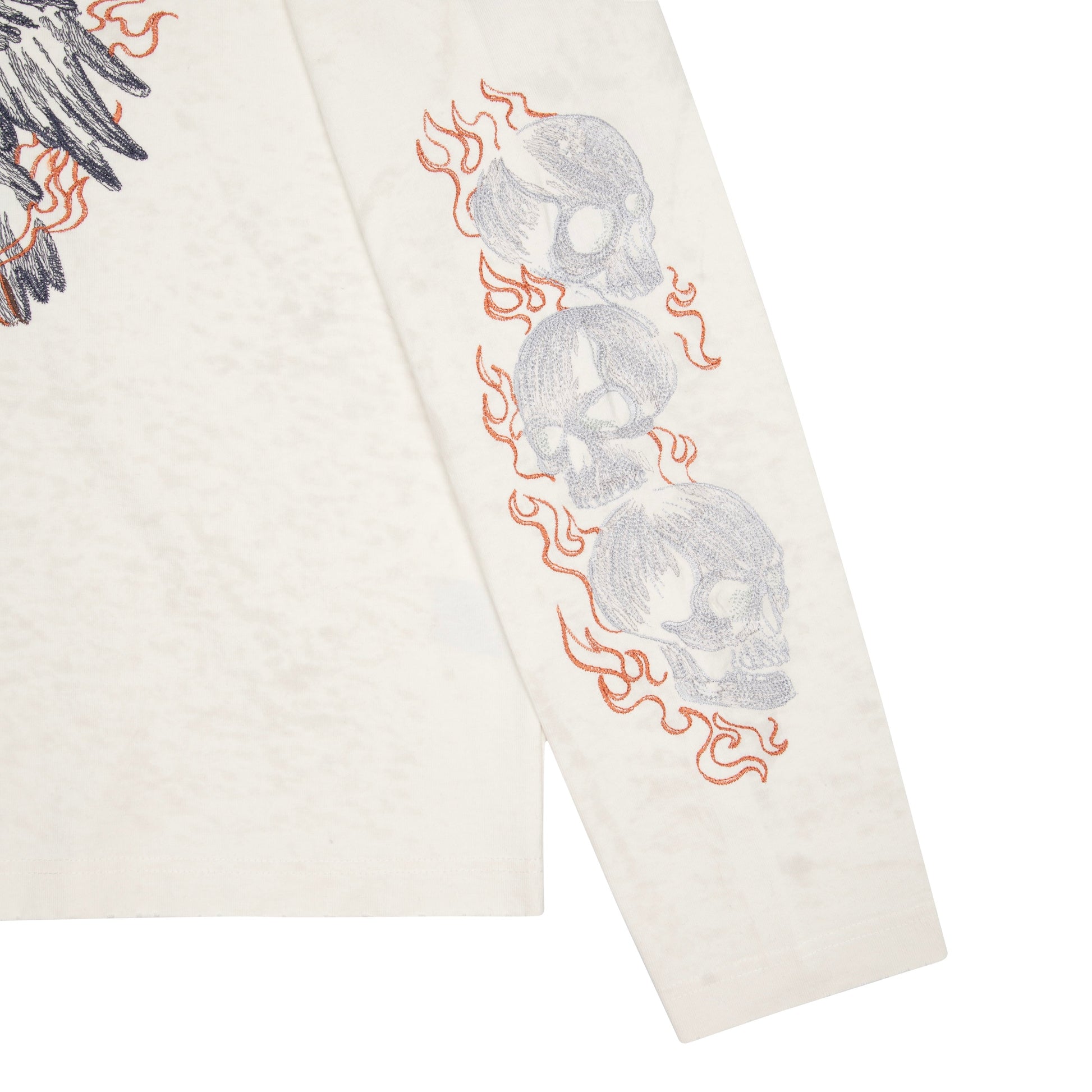 "hellboy" Longsleeve off white