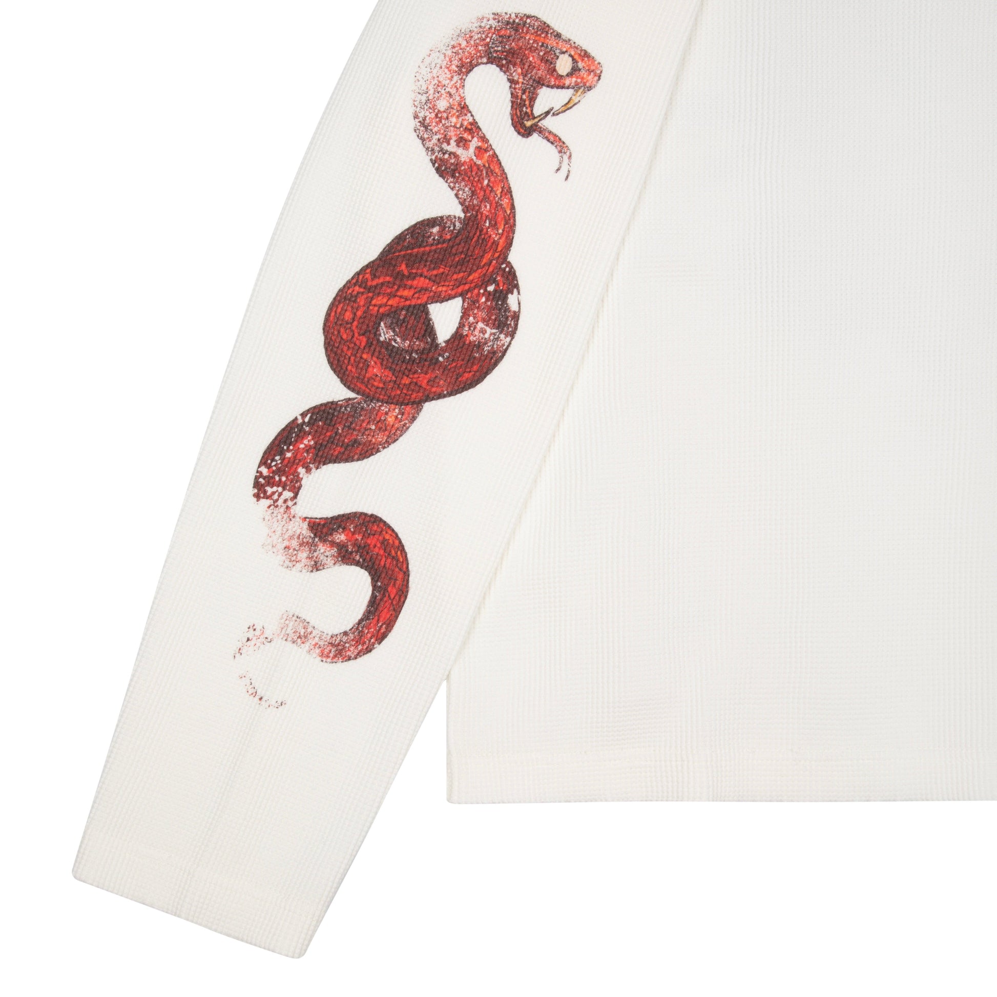 "hellboy" waffle Longsleeve off white