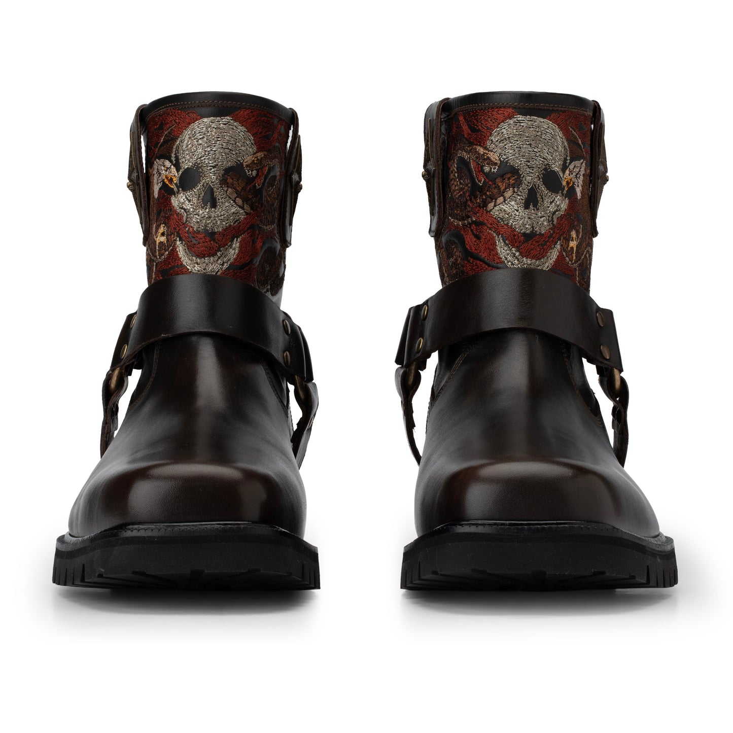 "hellboy" Biker boots brown