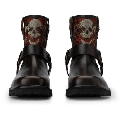 "hellboy" Biker boots brown