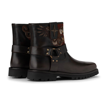 "hellboy" Biker boots brown
