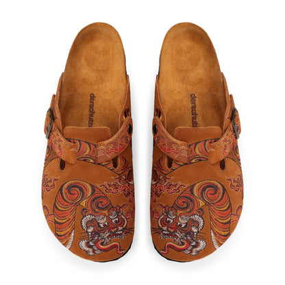 "lotus v2" clogs orange