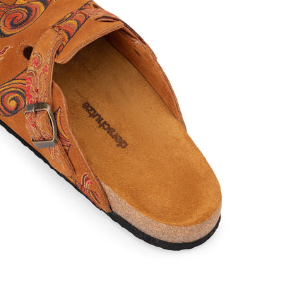 "lotus v2" clogs orange