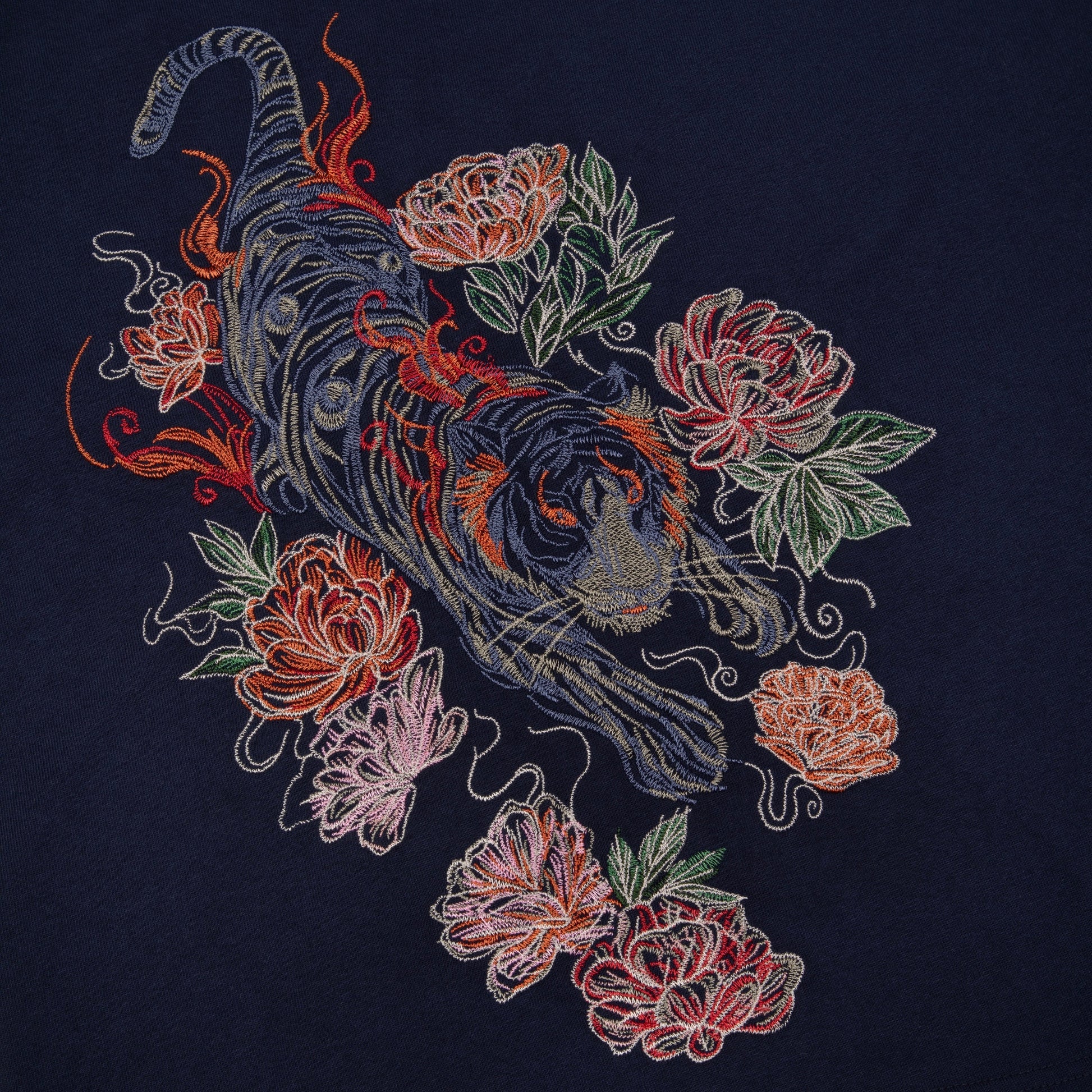 "lotus v2" T Shirt navy