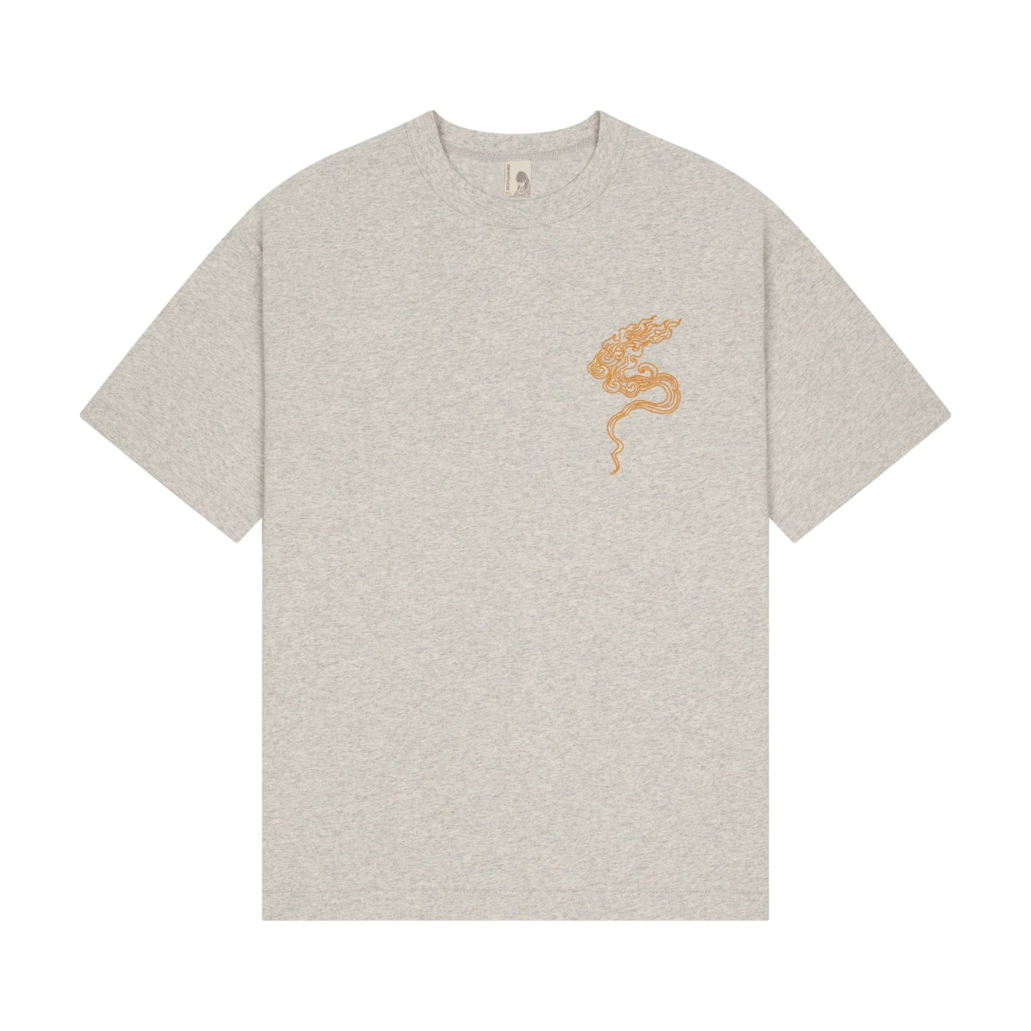 "lotus v2" T Shirt grey melange