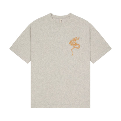 "lotus v2" T Shirt grey melange