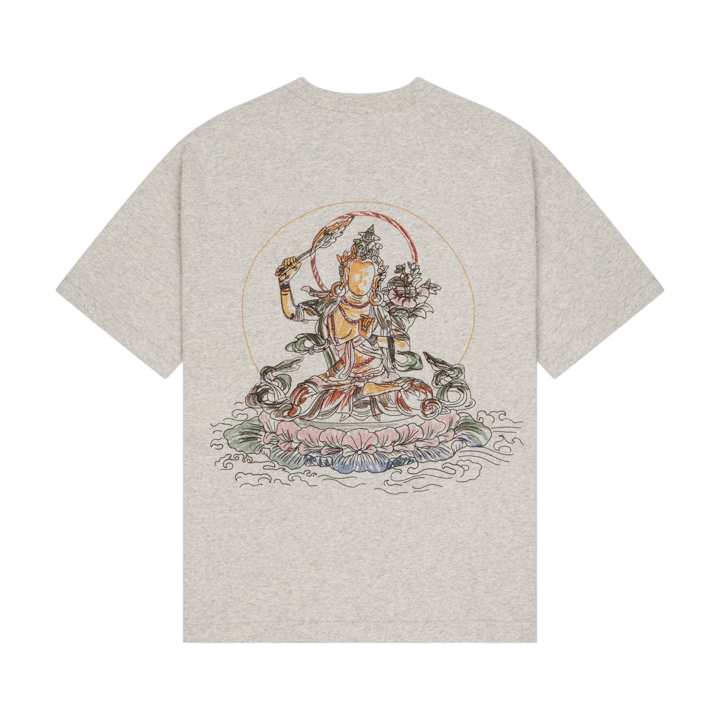 "lotus v2" T Shirt grey melange