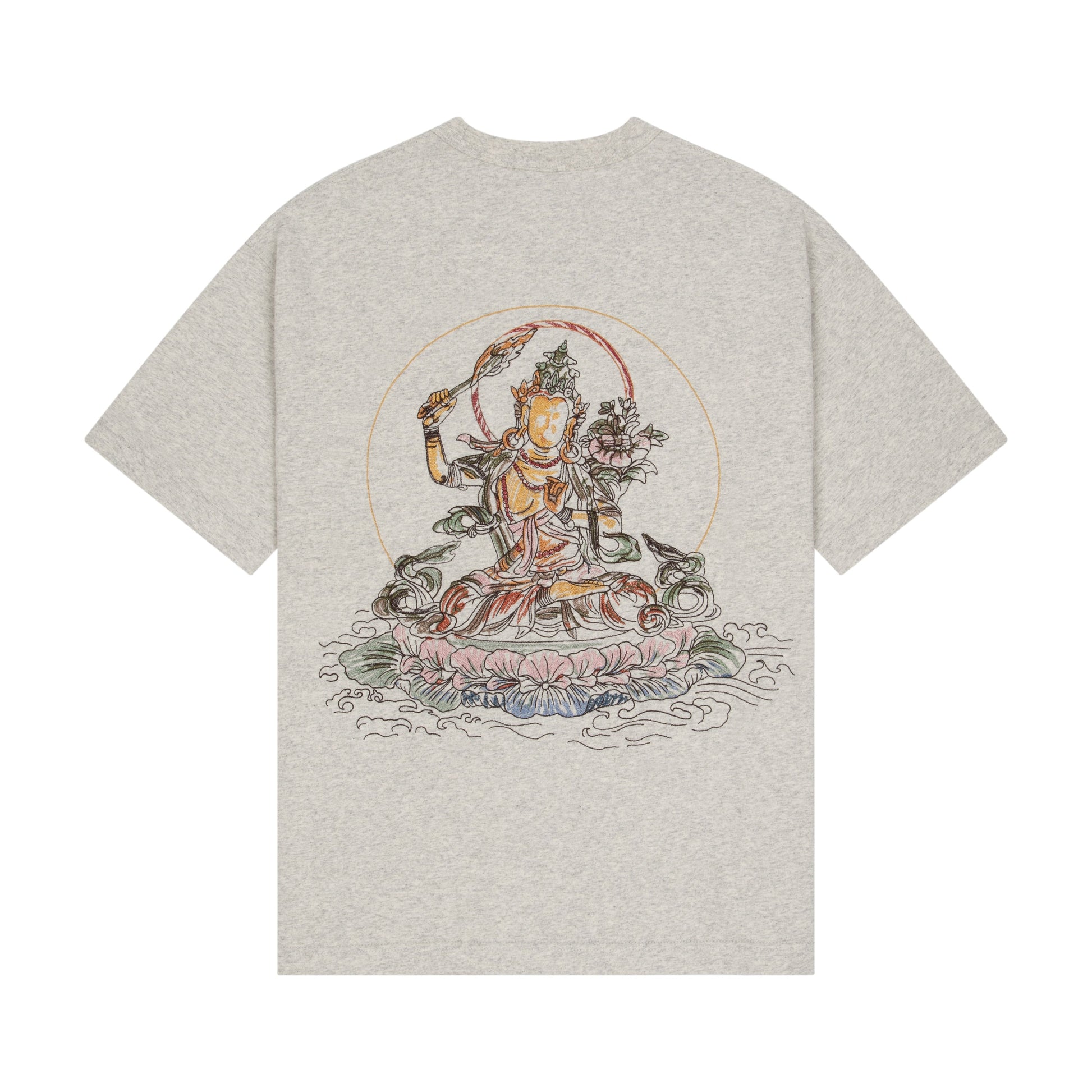 "lotus v2" T Shirt grey melange
