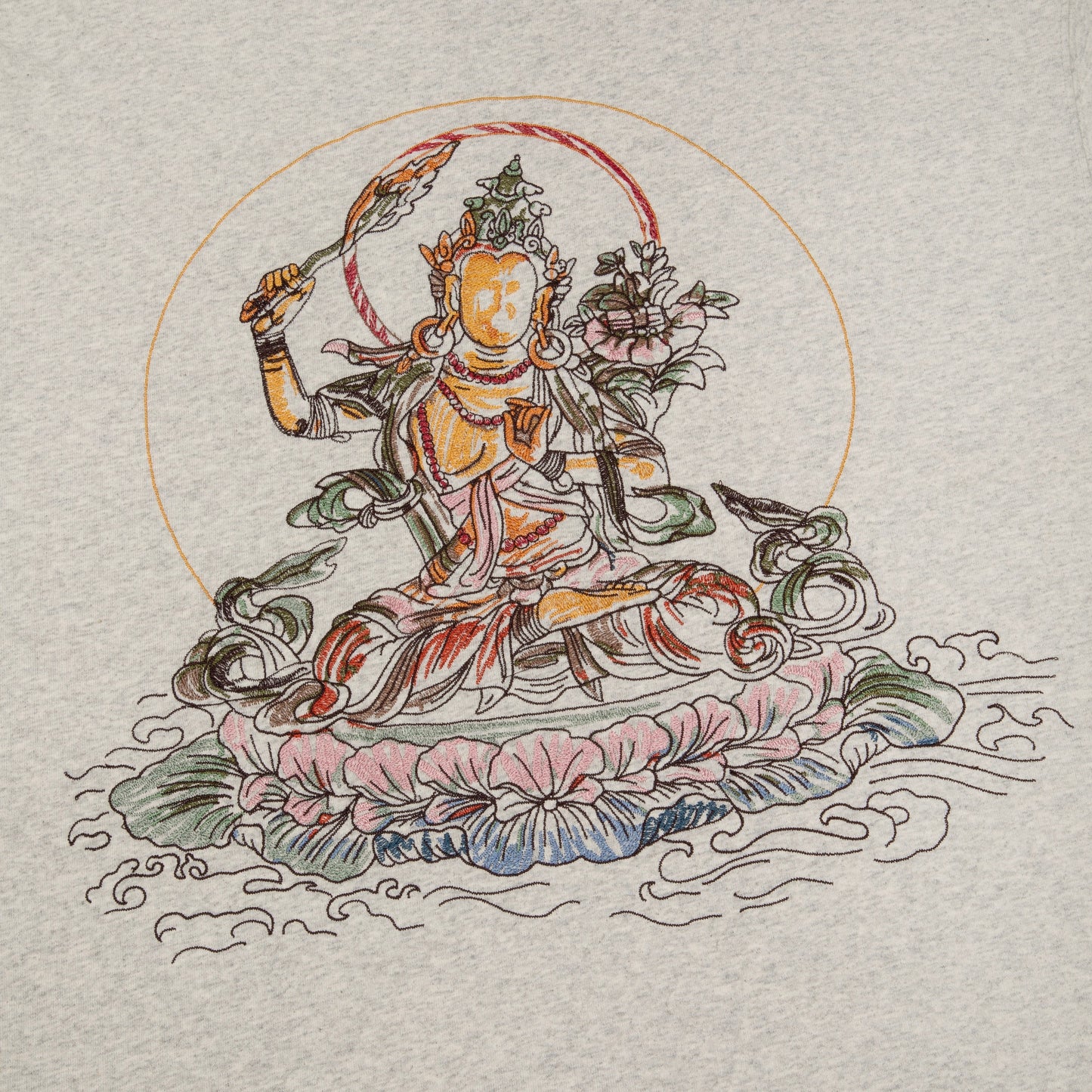 "lotus v2" T Shirt grey melange