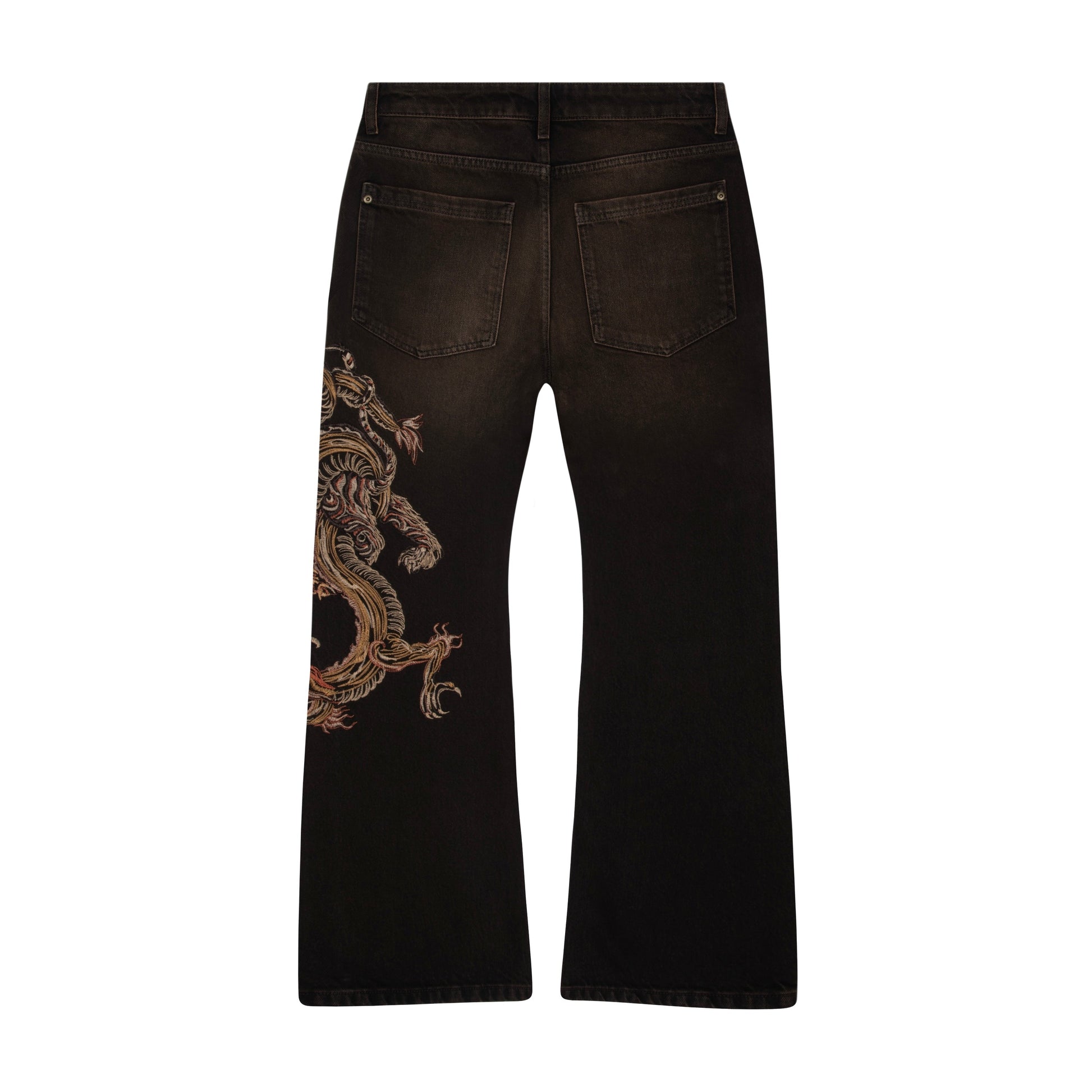 "lotus v2" brown bootcut Denim