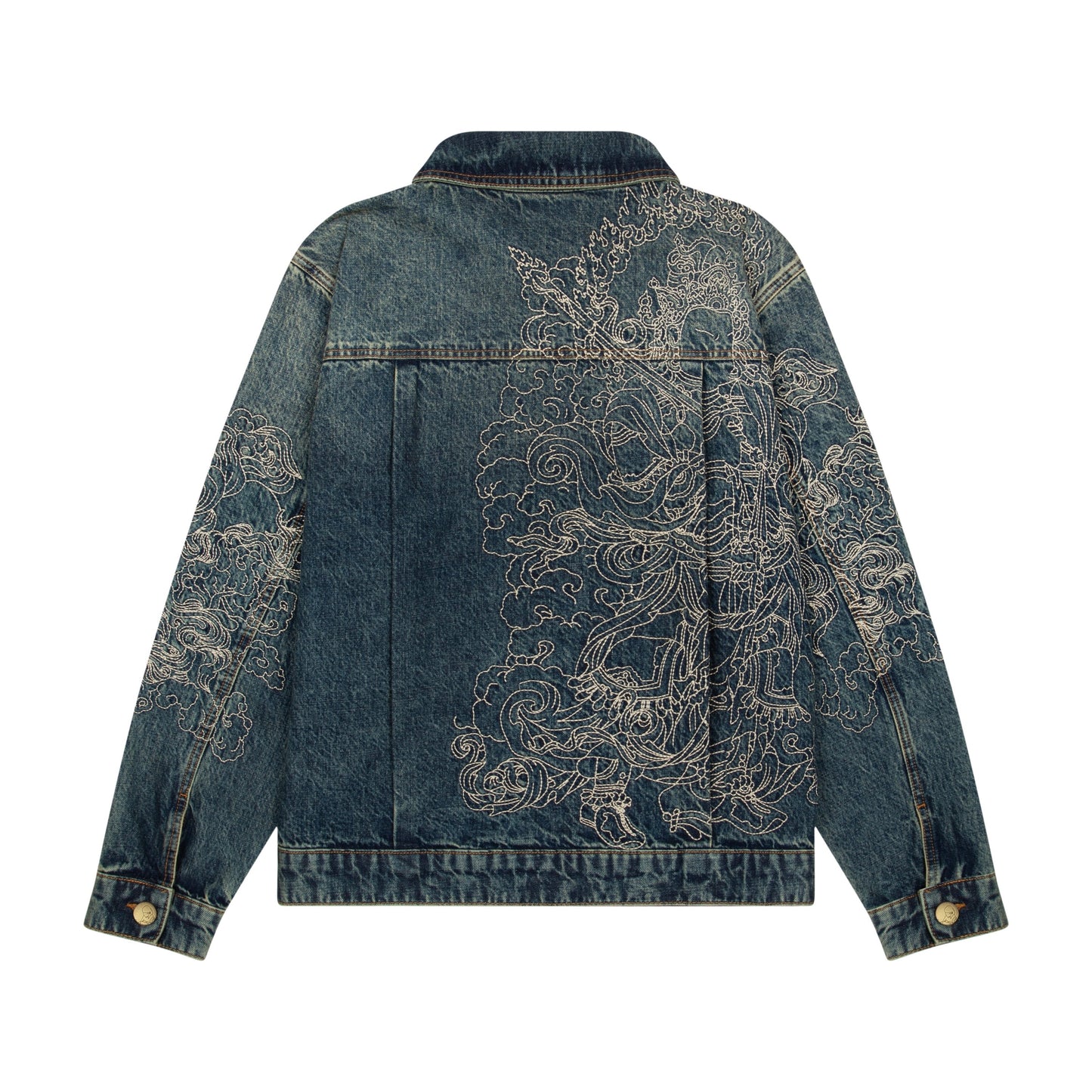 "lotus v2" denim Jacket indigo