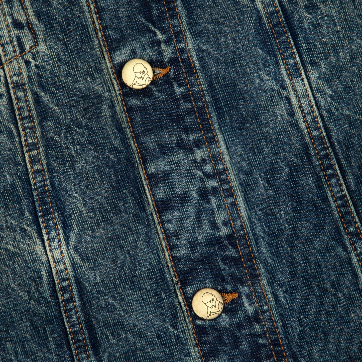 "lotus v2" denim Jacket indigo
