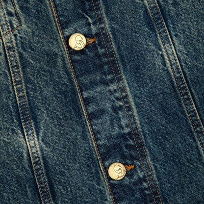 "lotus v2" denim Jacket indigo