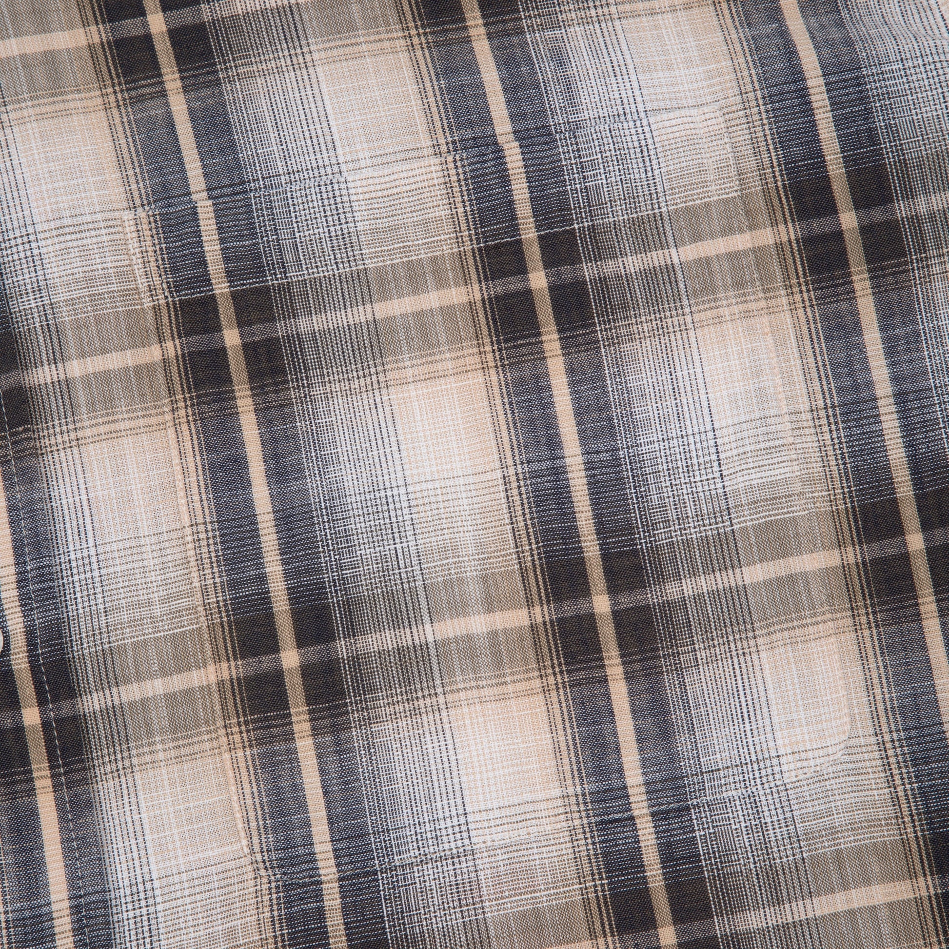"lotus v2" layered Shirt plaid cream