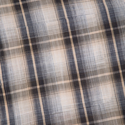 "lotus v2" layered Shirt plaid cream