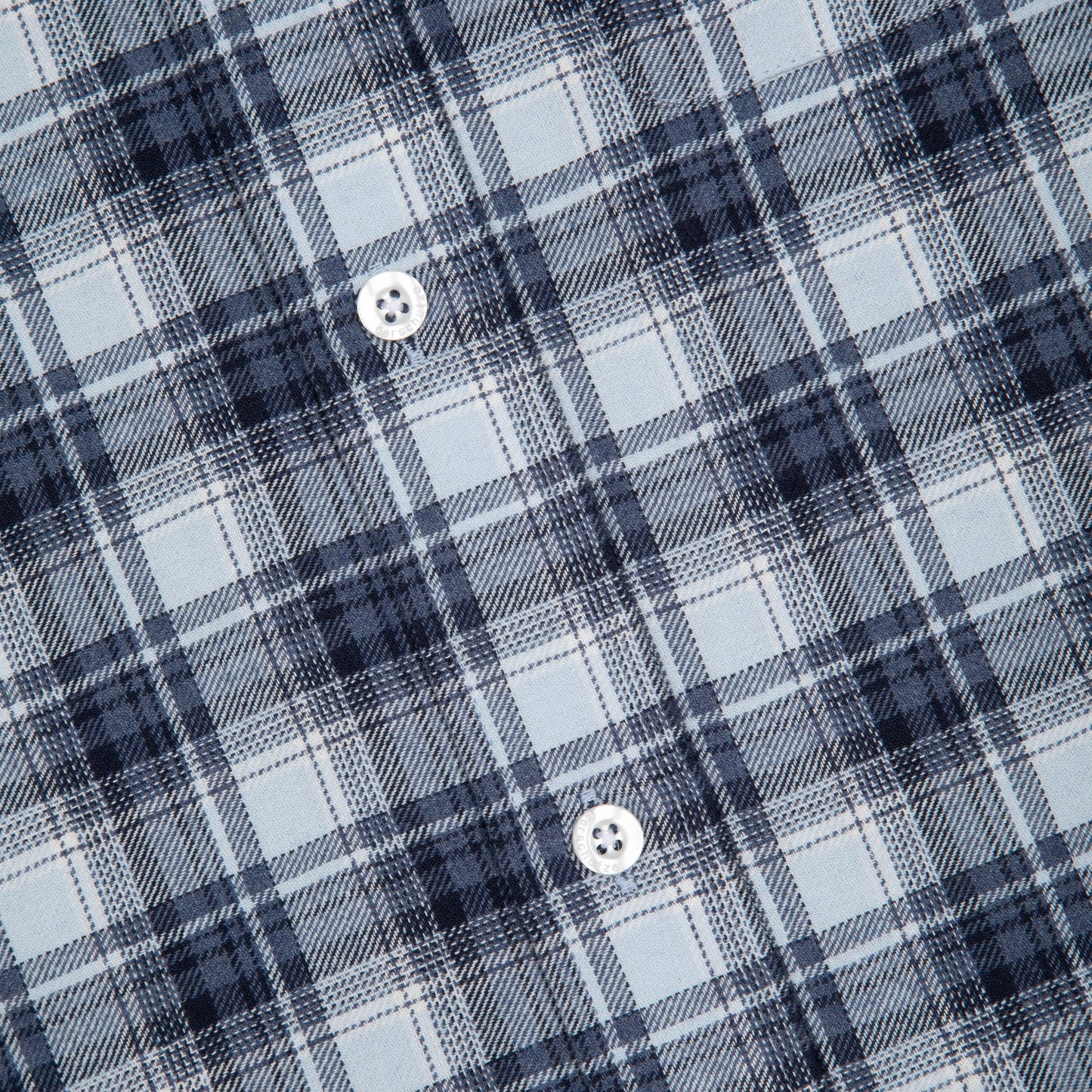 "lotus v2" layered Shirt plaid blue