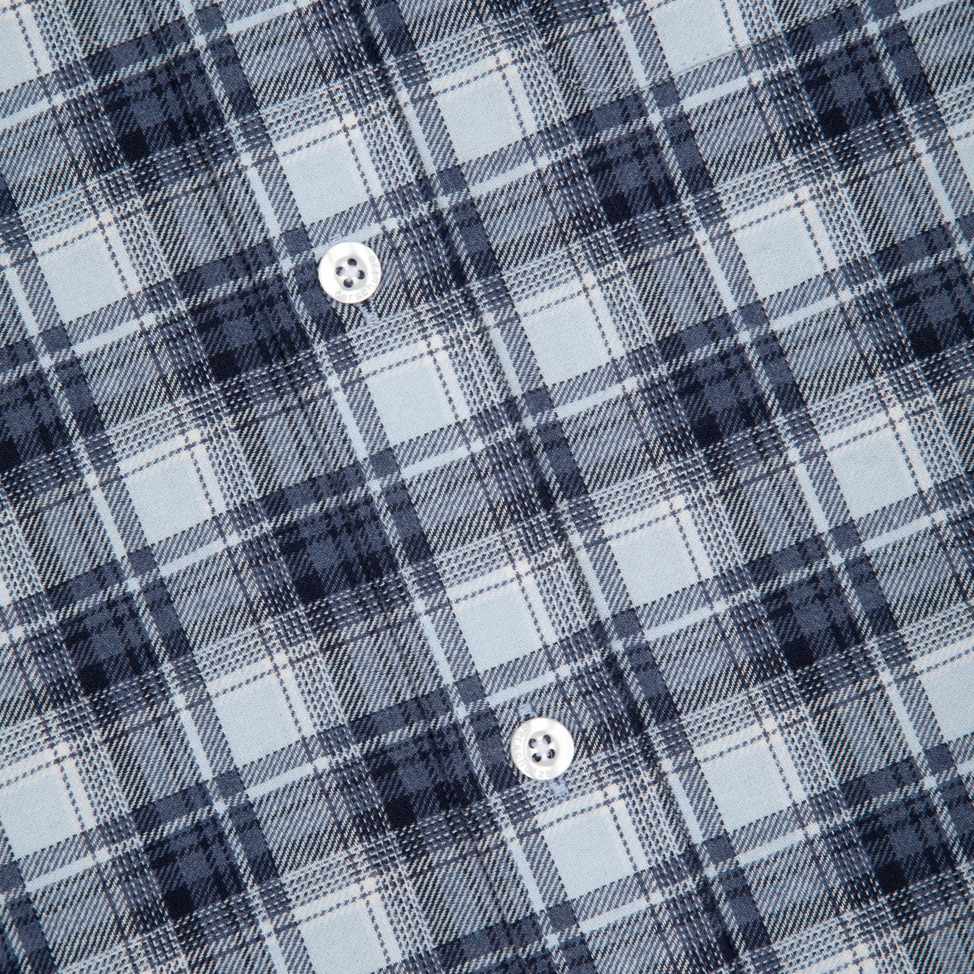 "lotus v2" layered Shirt plaid blue